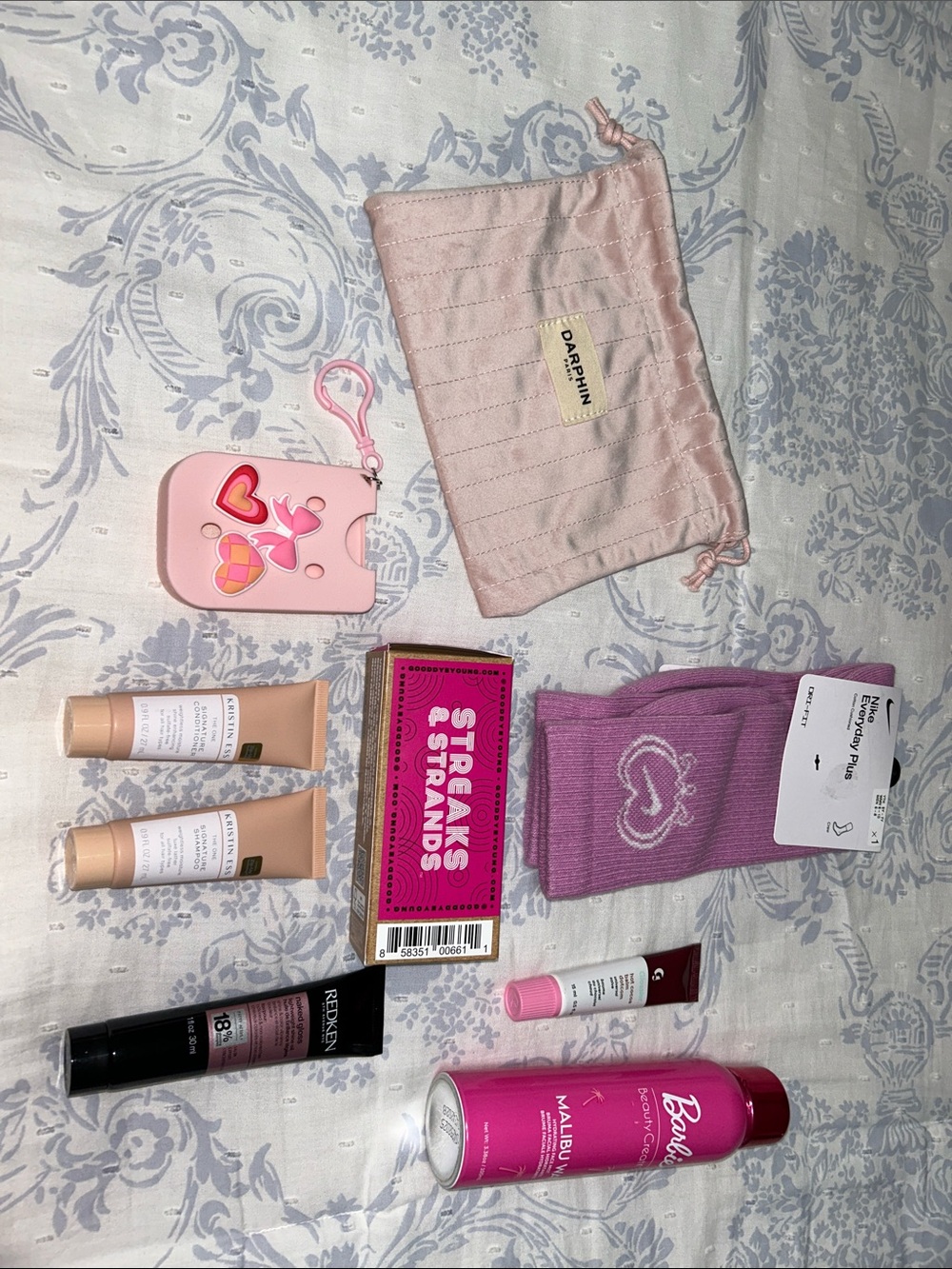 Glossier, Nike , Darphin Paris, Barbie & Hair Set